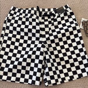 Vans Checkered youth Shorts medium and large